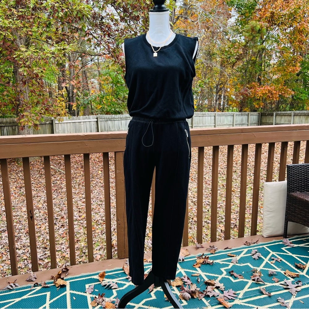 Scotch & Soda Black Sleeveless Jumpsuit